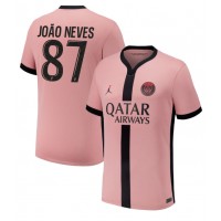 Echipament fotbal Paris Saint-Germain Joao Neves #87 Tricou Treilea 2024-25 maneca scurta